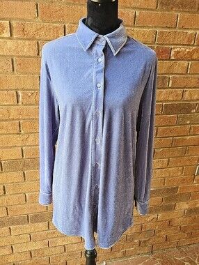 Velvet Boyfriend Tunic Shirt Size Small